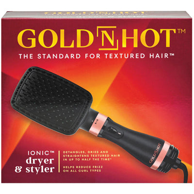 GOLD N HOT PROFESSIONAL IONIC  DETACHABLE HAIR DRYER & STYLER