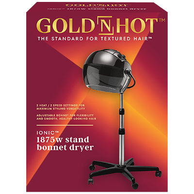 GOLD N HOT PROFESSIONAL IONIC 1875W STAND BONET DRYER