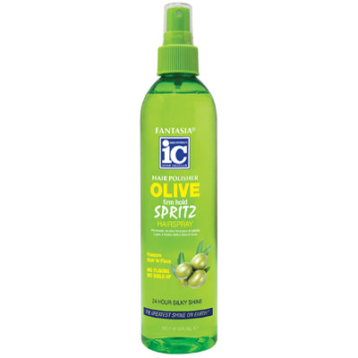 I.C. SPRITZ HAIR SPRAY 10oz FIRM HOLD OLIVE *