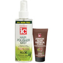 I.C. HAIR POLISHER 6oz MIST ALOE COMBO W/2oz GEL (CS/6)*