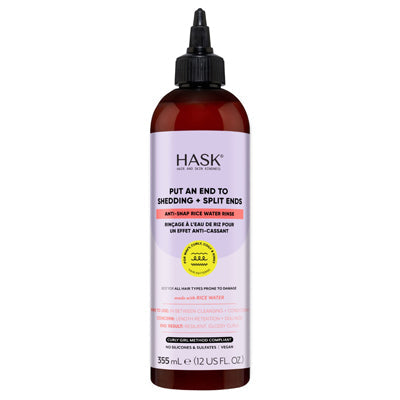 HASK TEXTURE SOLUTIONS ANTI-SNAP RICE WATER RINSE 12oz (CS/4)