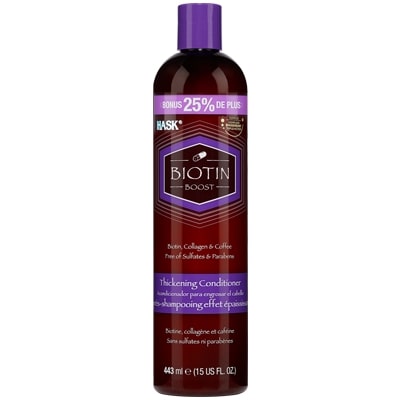 HASK CONDITIONER 12 OZ BIOTIN BOOST (CS/4) BONUS