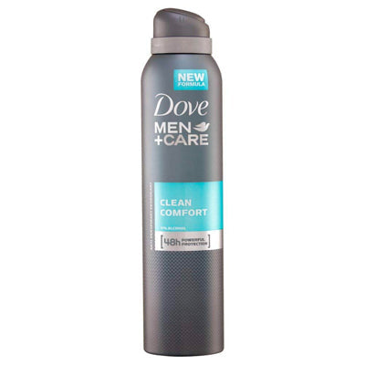 DOVE DEODORANT SPRAY MEN+ CARE 8.4oz/ 250ml CLEAN COMFORT (CS/6)