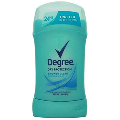 DEGREE FOR WOMEN INVISIBLE SOLID AP 1.6oz SHOWER CLEAN