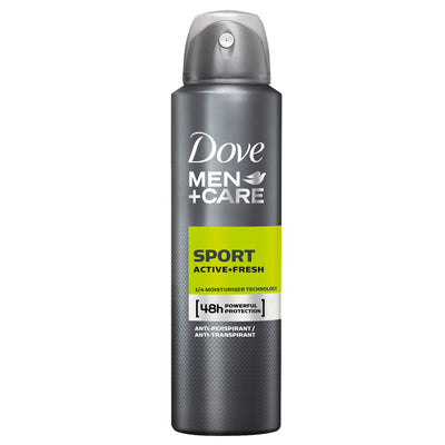 DOVE DEODORANT SPRAY MEN+ CARE 8.4oz/ 250ml SPORT ACTIVE (CS/6)