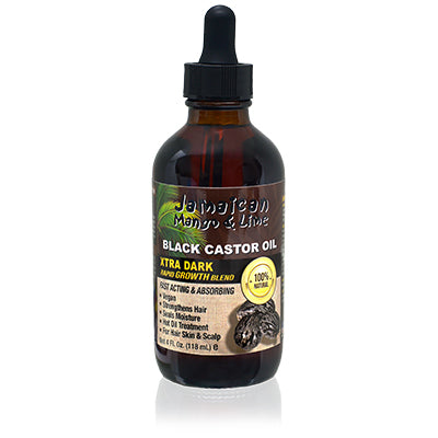 Jamaican Mango & Lime Black Castor Oil 4 oz (CS/6)Xtra Da