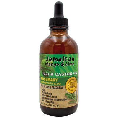 Jamaican Mango & Lime Black Castor Oil 4 oz (CS/6)Rosemar