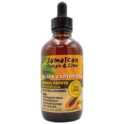 Jamaican Mango & Lime Black Castor Oil 4 oz (CS/6) Mango