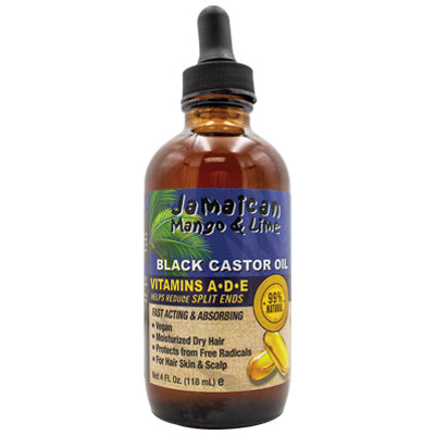 Jamaican Mango & Lime Black Castor Oil 4 oz (CS/6) Vit.Ad