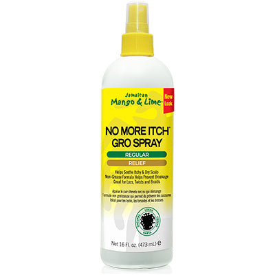 JAMAICAN MANGO & LIME NO MORE ITCH SPRAY 16oz (cs/6)