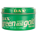Dax Green & Gold Hair Wax 3.5 oz