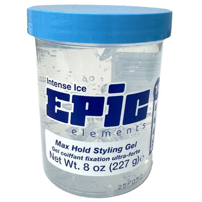 EPIC ELEMENTS MAX HOLD STYLING GEL 8oz INTENSE ICE (CS/6)