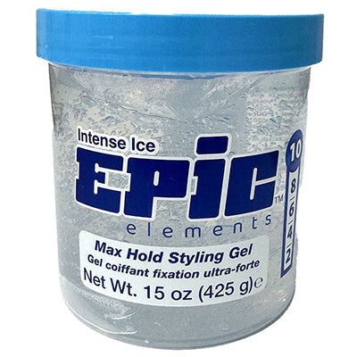 EPIC ELEMENTS MAX HOLD STYLING GEL 15oz INTENSE ICE (CS/6)