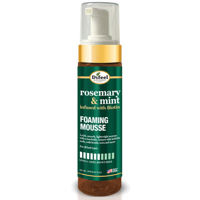 DIFEEL ROSEMARY & MINT FOAMING MOUSSE 8oz