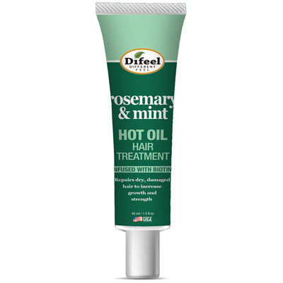 DIFEEL HOT OIL HAIR TREATMENT  1.5 OZ ROSEMARY & MINT (DL/36)