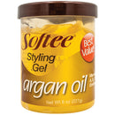 Softee Styling Gel 8 oz Argan Oil Maximum (CS/6)