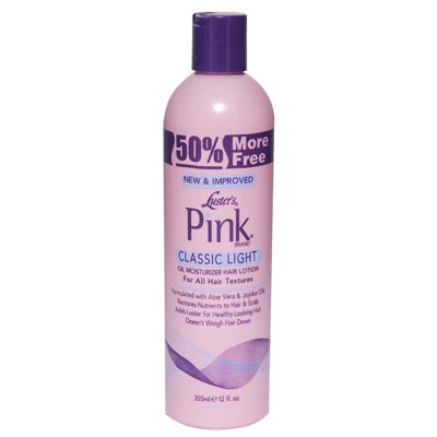 LUSTERS PINK OIL MOISTURIZER HAIR LOTION 8oz LIGHT BONUS