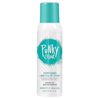 PUNKY COLOUR TEMPORARY HAIR COLOR SPRAY 3.5oz PERFECTLY PEACOCK (DL/4)