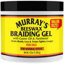 MURRAYS BEESWAX BRAIDING GEL 12oz FIRM HOLD (CS/6)