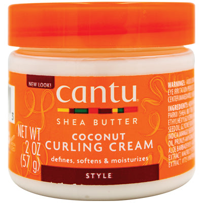 CANTU SHEA BUTTER NATURAL HAIR COCONUT CURLING CREAM 2oz
