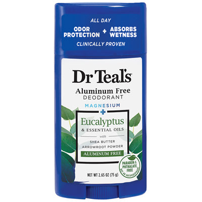 DR. TEALS DEODORANT 2.65oz  EUCALYPTUS (DL/4)