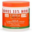 CANTU SHEA BUTTER NATURAL HAIR LEAVE-IN COND CREAM 12oz (BONUS)