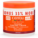 CANTU SHEA BUTTER NATURAL HAIR COCONUT CURLING CREAM 12oz (BONUS)