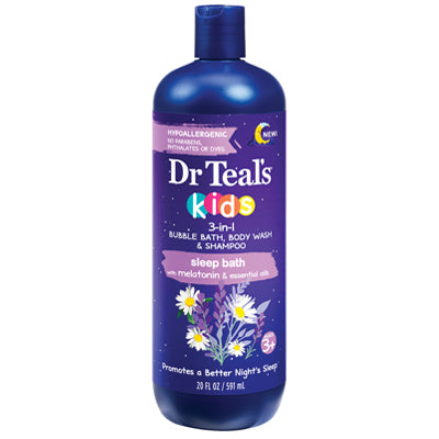 DR. TEAL'S KIDS 3 IN 1 BATH 20oz MELATONIN