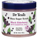 DR. TEAL'S SHEA SUGAR SCRUB  19oz BLACK ELDERBERRY (DZ)