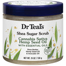 DR. TEAL'S SHEA SUGAR SCRUB 19oz HEMP SEED OIL (DZ)