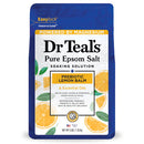 DR. TEAL'S EPSOM SALT 3 LBS PREBIOTIC LEMON BALM (CS/4)