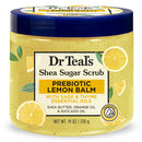 DR. TEAL'S SHEA SUGAR SCRUB 19oz PREBIOTIC LEMON BALM (DZ)