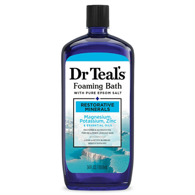 DR. TEAL'S FOAMING BATH 34 OZ RESTORATIVE MINERALS