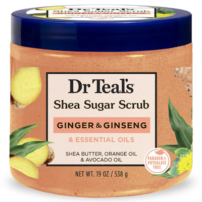 DR. TEAL'S SHEA SUGAR SCRUB 19oz STRESS RELIEF (DL/3)