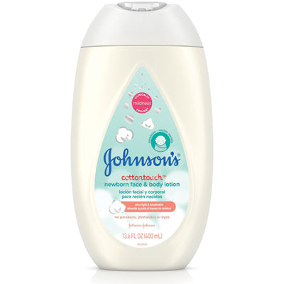 JOHNSON'S BABY COTTON TOUCH 13.6 oz FACE & BODY LOTION (DL/3)