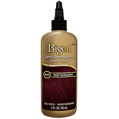 BIGEN SEMI PERMANENT HAIR COLOR #BG2 DEEP BURGUNDY (DL/6) #38200096