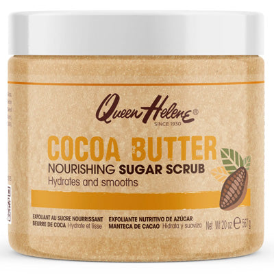 QUEEN HELENE SUGAR SCRUB 20oz COCOA BUTTER (CS/6)