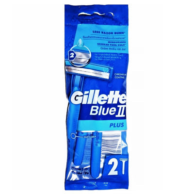 GILLETTE RAZOR BLUE II PLUS 2 CT