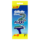 GILLETTE RAZOR BLUE II FLEXI (5+2) 7 CT