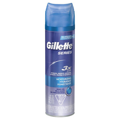 GILLETTE SHAVE GEL 7oz MOISTURIZING (CS/6)