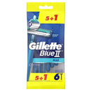 GILLETTE RAZOR BLUE II PLUS (5+1) 6CT