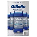 GILLETTE CLEAR GEL AP DEODORANT 3.8oz COOL WAVE (5 PACK)