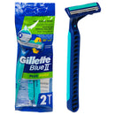 GILLETTE RAZOR BLUE II PLUS PIVOT 2 CT