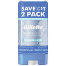 GILLETTE CLEAR GEL TWIN PACK 3.8oz ARCTIC ICE (CS/6)