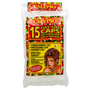 Calypso Headwear - Shower Caps Plastic (15 Pack) Clear