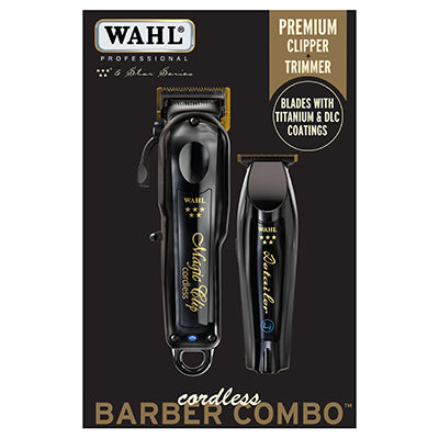 WAHL COMBO 5 STAR SERIES BARBER CORDLESS DETAILER & MAGIC CLIP