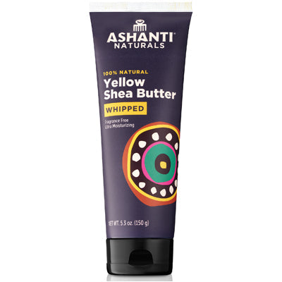 ASHANTI WHIPPED SHEA BUTTER TUBE 5.3oz YELLOW *