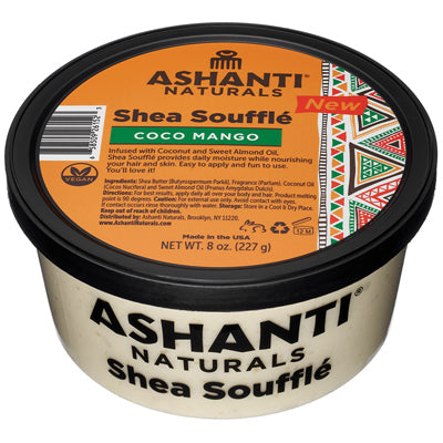 ASHANTI WHIPPED SHEA SOUFFLE 8oz COCO MANGO (cs/6) *