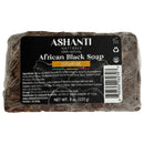 ASHANTI 100% AFRICAN BLACK SOAP 8oz TURMERIC SOAP (cs/24)