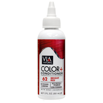 VIA COLOR + CONDITIONER 2oz BRIGHT RED #62 (CS/6) #59408614